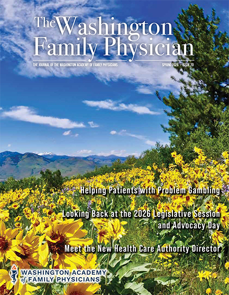 Cover image of the Spring 2026 edition of Washington Family Physician